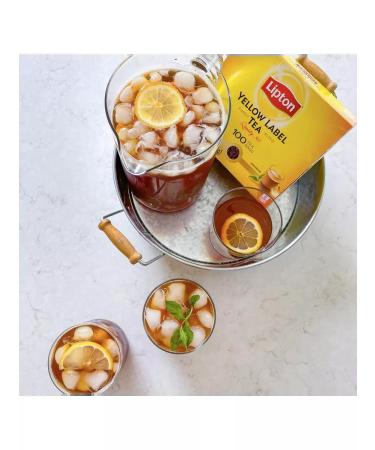 Tea black lipton 2pcs x 100 packets - Buy Online on GoSupps.com