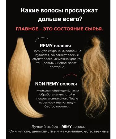 SLAVIC HAIR Company Natural hair for extensions on capsules 45 cm 50 pcs - Buy Online on GoSupps.com