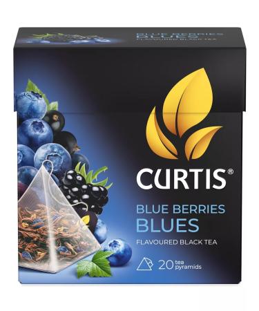 Curtis Blue Berries Blues 20 pyramids black tea - Buy Online on GoSupps.com