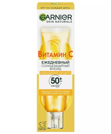 Garnier Fluid for the face Sunscreen invisible protection SPF50+ 40 ml - Buy Online on GoSupps.com