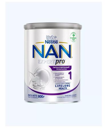 Nestle Nan 1 Optipro ha hypoallergenic mixture of dry 800 grams