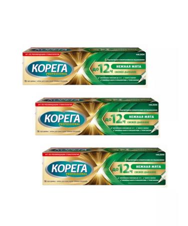 Korega Professional KR for Fix Dentures Tender Mint 40 Gr-3UP