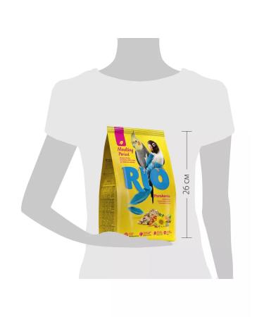 RIO Feed for medium parrots. Diet during molting 1 kg - Buy Online on GoSupps.com