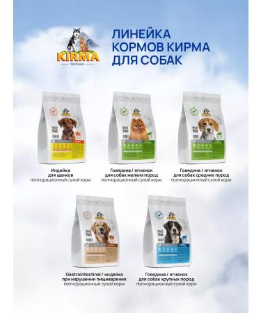 KIRMA Dry food for dogs of large breeds 10 kg - Buy Online on GoSupps.com