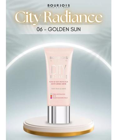 Bourjois Tonal Cream -base City Radance SPF30+ Golden Sun