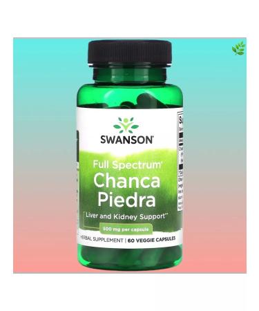 Swanson Chanca Pedira Chanca Piedra 500 mg 60 capsules