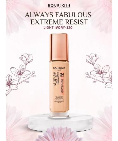 Bourjois ALWAYS FABULOUS EXTREME Resist Light Ivory Cream