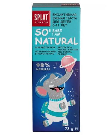 SPLAT Baby Junior Toothpaste 6-11 years old Babb gum 73 grams - Buy Online on GoSupps.com