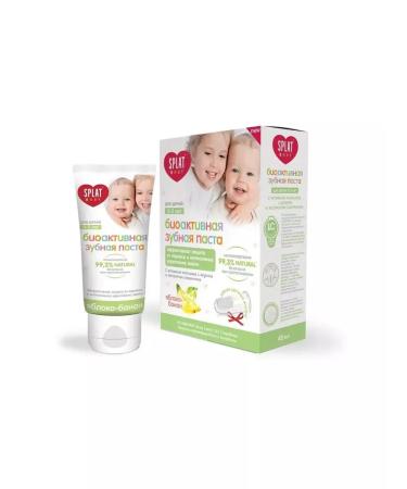 SPLAT Toothpaste Children's Baby from 0-3 years old apple and banana 40 ml