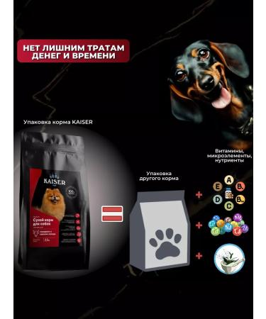 KAISER Dry food for small dogs 200 grams with beef mini -bundle - Buy Online on GoSupps.com