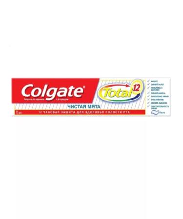 Tooth*Pasta (Colgate) Total Pure Mint 75 ml-6pcs - Buy Online on GoSupps.com
