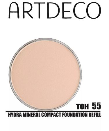 Artdeco Smecked block to compact moisture. tonal basis tone 55