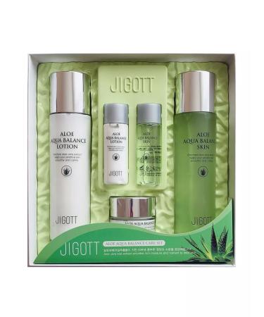 Jigott Face set with aloe Aloe AQUA Balance Skin Care - Buy Online on GoSupps.com