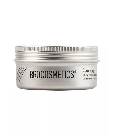 BROCOSMETICS Clay for laying hair of strong fixation husband 80 ml
