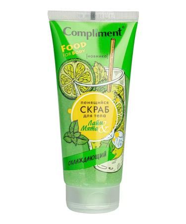 Compliment Body scrub foaming lime and mint