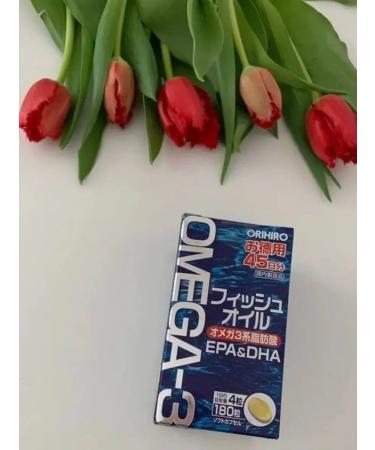 Orihiro Omega-3 180 cap for hair and skin - Buy Online on GoSupps.com