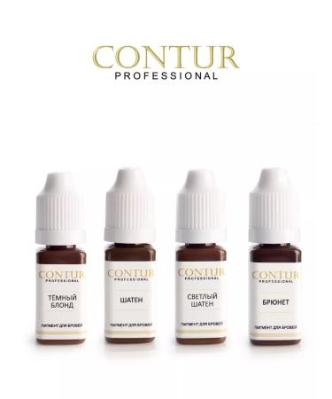 Contur Professional Set pigments from 4 pigments circuit about
