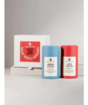 SHROOM SHROOM Cocoa with a hedgehog rowing without sugar Brain and Love set - Buy Online on GoSupps.com