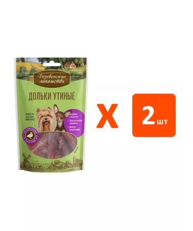 Country delicacies Ducks Dolki Dog for dogs of small breeds 55 g 2 pcs