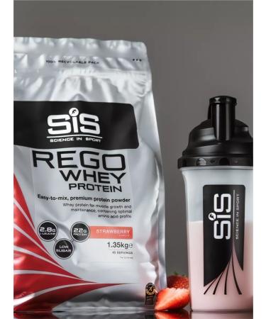 SIS Whey serum protein 1.35kg strawberries