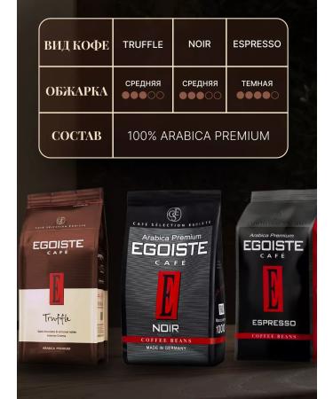 Coffee in grains Truffle egoist 1 kg - Buy Online on GoSupps.com
