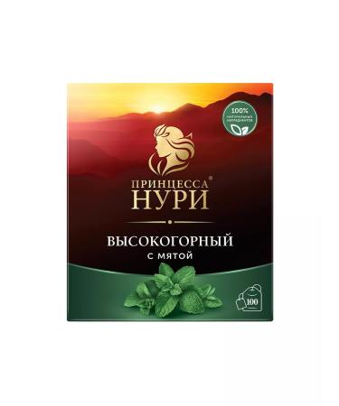 Princess Nuri Black tea high -circuit with mint in bags 100 pcs - Buy Online on GoSupps.com