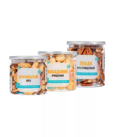 Country of Healthy Products Exotic nuts 750g 3 banks of 250g - Buy Online on GoSupps.com