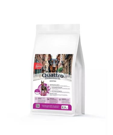QUATTRO Dry food for dogs Doberman with beef 2.5 kg