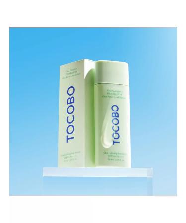 Korean facial care Sunscreen for skin with acne Tocobo Cica SPF 50+