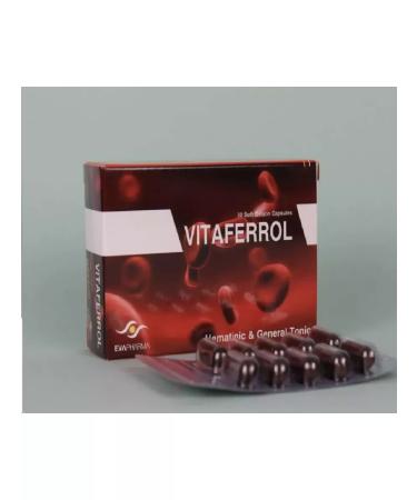 Vitaferrol Iron Fumarat + Vitamins and Minerals Complex Vitafer - Buy Online on GoSupps.com
