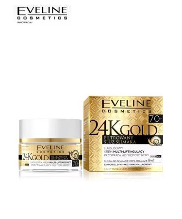 EVELINE Face cream Lifting 70+ 24K Gold 50 ml - Buy Online on GoSupps.com