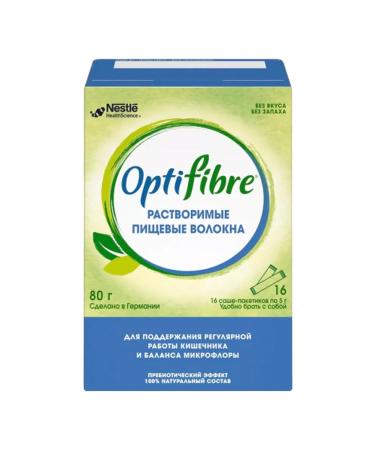 Nestle Optifiber 16 pcs. Sasha-packets of 5g-2u - Buy Online on GoSupps.com