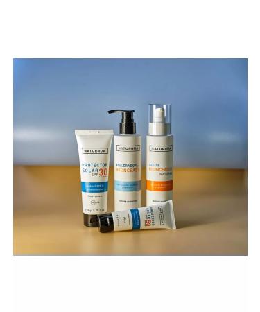 NATURNUA Sunscreen for the face and body of SPF50 with a touch of 60g - Buy Online on GoSupps.com