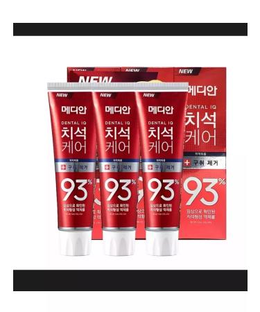 Median Dental IQ 93 Refreshing toothpaste with the dental IQ 3 pcs