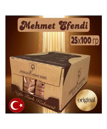 Mehmet Efendi Kurukahveci Turkish coffee Mehmet Efendi ground 100 g x 25 pieces