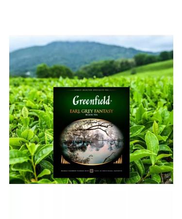 Greenfield Black tea Earl Grey Fantasy in bags 100 pcs 2 g