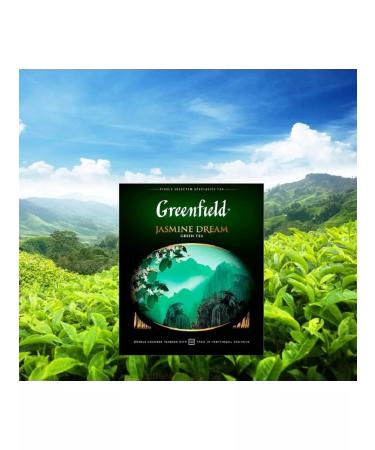 Greenfield Green tea Jasmine Dream in bags 100 pcs 2 g