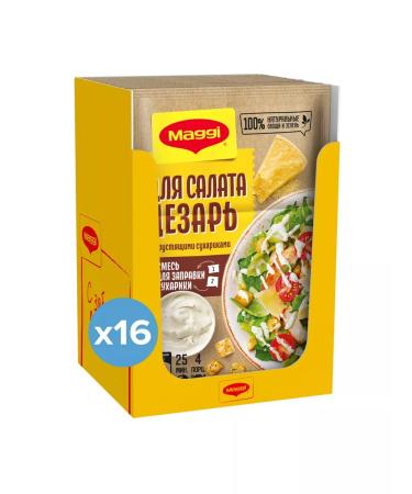 Salad gas station "Maggi" Caesar with crackers 30g 16 pcs