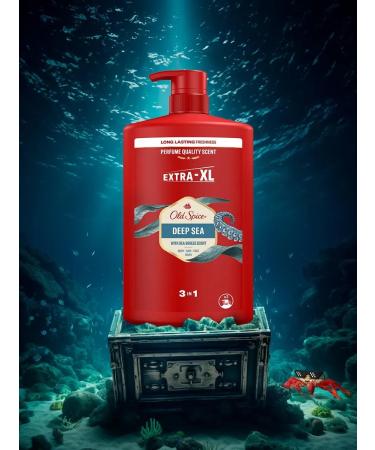 Old Spice Shower gel + shampoo 3V1 Deep Sea 1 l - Buy Online on GoSupps.com