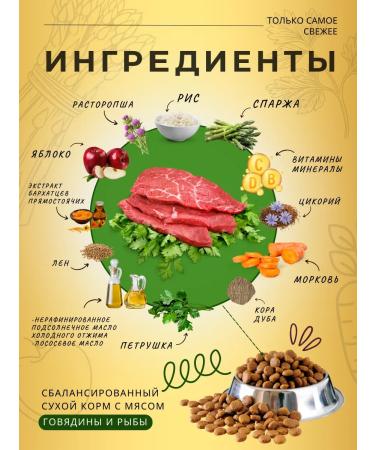 Acari Ciar Dry food for dogs regular with beef 1 kg granl medium - Buy Online on GoSupps.com