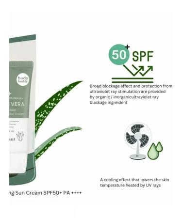 WELCOS Sunscreen face and body Kwailnara aloevera moisture - Buy Online on GoSupps.com