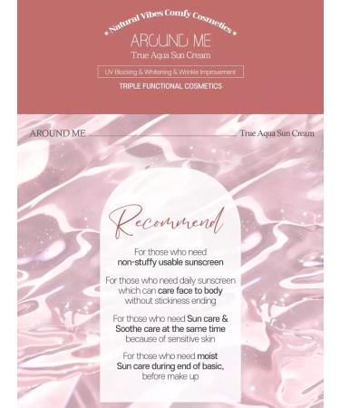 WELCOS Sunscreen for the face and body Around ME True Aqua Sun - Buy Online on GoSupps.com