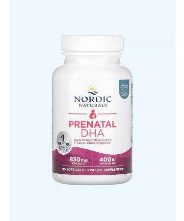 Nordic Naturals Omega-3 for pregnant women Prenatal dha 90 capsules - Buy Online on GoSupps.com