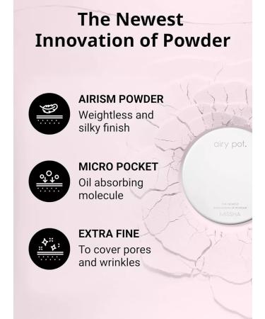 MISSHA Compact face powder Airy Pot Power Powder Translucen - Buy Online on GoSupps.com
