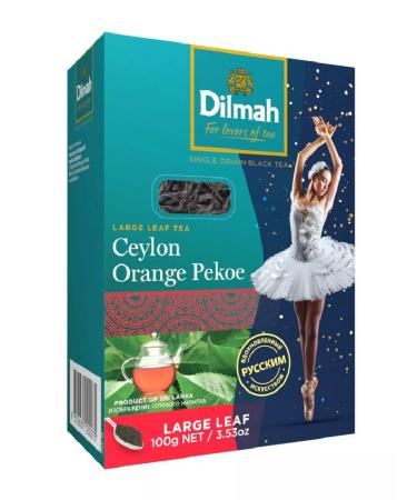 Dilmah Tea black Ceylon leaf 100 g - Buy Online on GoSupps.com