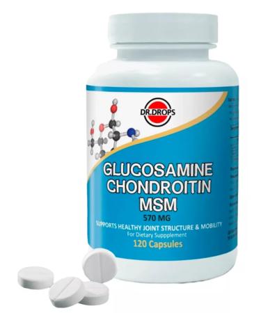 DR MYBO Glucosamine+chondroitin+MSM 120 capsules-3UP - Buy Online on GoSupps.com
