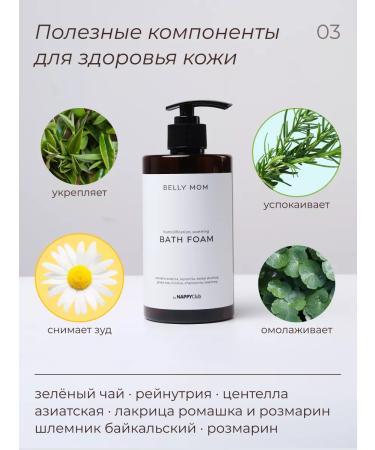 NappyClub Belly Mom 460 ml bath African evening aroma - Buy Online on GoSupps.com