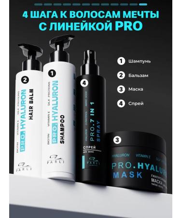 Parli Women's professional hair shampoo with hyaluron - Buy Online on GoSupps.com