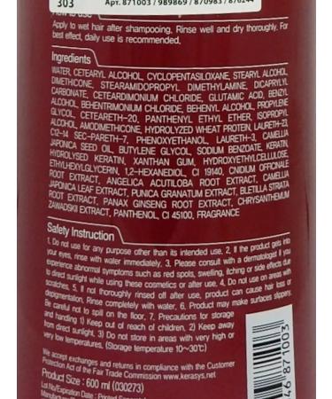 KeraSys Air conditioner for all types of Hair Oriental Premium 600 ml - Buy Online on GoSupps.com
