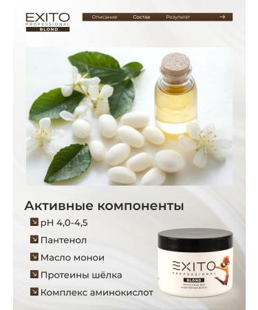 EXITO Blond hair mask Blond 500 ml - Buy Online on GoSupps.com